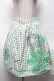 画像1: Jane Marple / ドットとフラワーのスカート  グリーン S-25-04-01-067-JM-SK-AS-ZS (1)