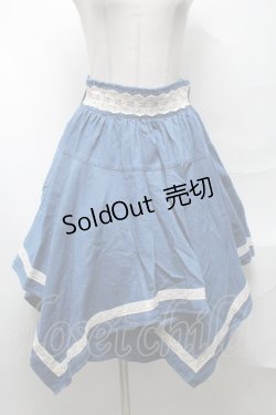 画像1: axes femme / デニムスカート  ブルー S-25-04-01-072-AX-SK-HR-ZS