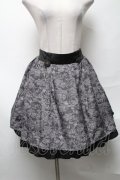 axes femme / トラベル柄スカート  グレー S-25-04-01-077-AX-SK-AS-ZS