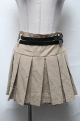evelyn / プリーツスカパン  ベージュ S-25-04-01-082-LO-SK-AS-ZS