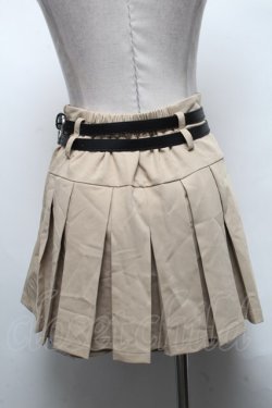 画像2: evelyn / プリーツスカパン  ベージュ S-25-04-01-082-LO-SK-AS-ZS