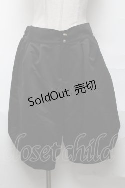 画像1: HERHUM / ふわふわカボチャパンツロング  黒 S-25-04-01-087-GO-PA-HR-ZS
