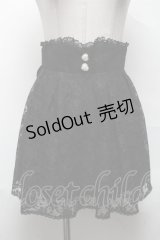 Secret Honey / レーススカパン  黒 S-25-04-01-088-CA-PA-AS-ZS