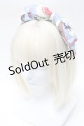 metamorphose / Wonder Card リボンカチューシャ  サックス S-25-04-01-015-ME-AC-AS-ZS