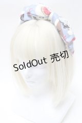 metamorphose / Wonder Card リボンカチューシャ  サックス S-25-04-01-015-ME-AC-AS-ZS