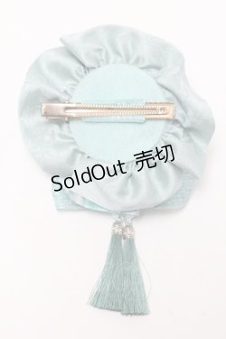画像3: Hoshibako Works / 藤花集中華風お団子クリップ式ヘッドドレス  ミント S-25-04-01-019-LO-AC-AS-ZS