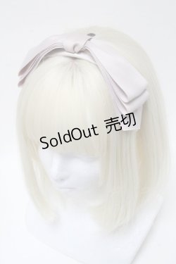 画像1: LOLITA / リボンカチューシャ  オフ S-25-04-01-021-LO-TO-AS-ZS