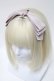 画像1: LOLITA / リボンカチューシャ  オフ S-25-04-01-021-LO-TO-AS-ZS (1)