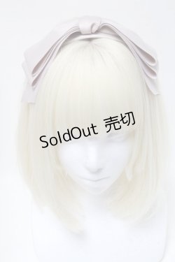 画像2: LOLITA / リボンカチューシャ  オフ S-25-04-01-021-LO-TO-AS-ZS