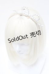 MILK / パールリボンカチューシャ  ゴールドｘパール S-25-04-01-026-ML-AC-AS-ZS