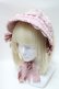 画像1: 星箱works / リトルグレイスボンネット  ピンク S-25-04-01-029-PU-AC-AS-ZS (1)