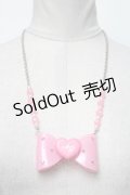 Angelic Pretty / きらめきハートリボンネックレス  ピンク S-25-04-01-033-AP-AC-AS-ZS