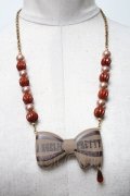 Angelic Pretty / Melty Ribbon Chocolateネックレス  ブラウン S-25-04-01-037-AP-AC-AS-ZS