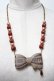 画像1: Angelic Pretty / Melty Ribbon Chocolateネックレス  ブラウン S-25-04-01-037-AP-AC-AS-ZS (1)