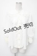 Angelic Pretty / Sugaryシフォンブラウス  オフ S-25-04-03-050-AP-BL-HR-ZS