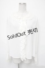 Angelic Pretty / Holyシフォンブラウス  オフ S-25-04-03-051-AP-BL-HR-ZS