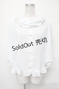 Angelic Pretty / Moonlightブラウス  サックス S-25-04-03-053-AP-BL-HR-ZS