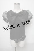Angelic Pretty / ガラスの人形カットソー  黒 S-25-04-03-061-AP-TO-HR-ZS
