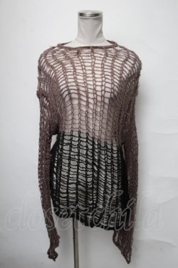 画像1: Drug Honey / バイカラーニットトップス   S-25-04-03-066-PU-TO-AS-ZT129