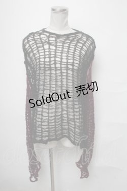 画像1: Drug Honey / バイカラーニットトップス   S-25-04-03-067-PU-TO-AS-ZS