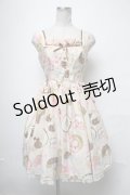 Angelic Pretty / Baked Sweets Paradeジャンパースカート  ベージュ S-25-04-03-071-AP-OP-HR-ZS