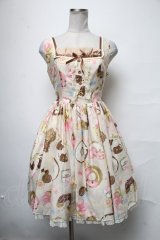 Angelic Pretty / Baked Sweets Paradeジャンパースカート  ベージュ S-25-04-03-071-AP-OP-HR-ZS