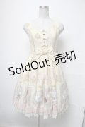 Angelic Pretty / Wonder Gallery Specialジャンパースカートセット  アイボリー S-25-04-03-072-AP-OP-HR-ZS