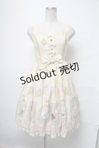 Angelic Pretty / Wonder Gallery Specialジャンパースカートセット  アイボリー S-25-04-03-072-AP-OP-HR-ZS