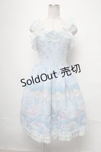 Angelic Pretty / Aquarium Carnivalペプラムジャンパースカート  サックス S-25-04-03-075-AP-OP-HR-ZS