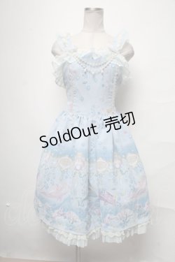 画像1: Angelic Pretty / Aquarium Carnivalペプラムジャンパースカート  サックス S-25-04-03-075-AP-OP-HR-ZS