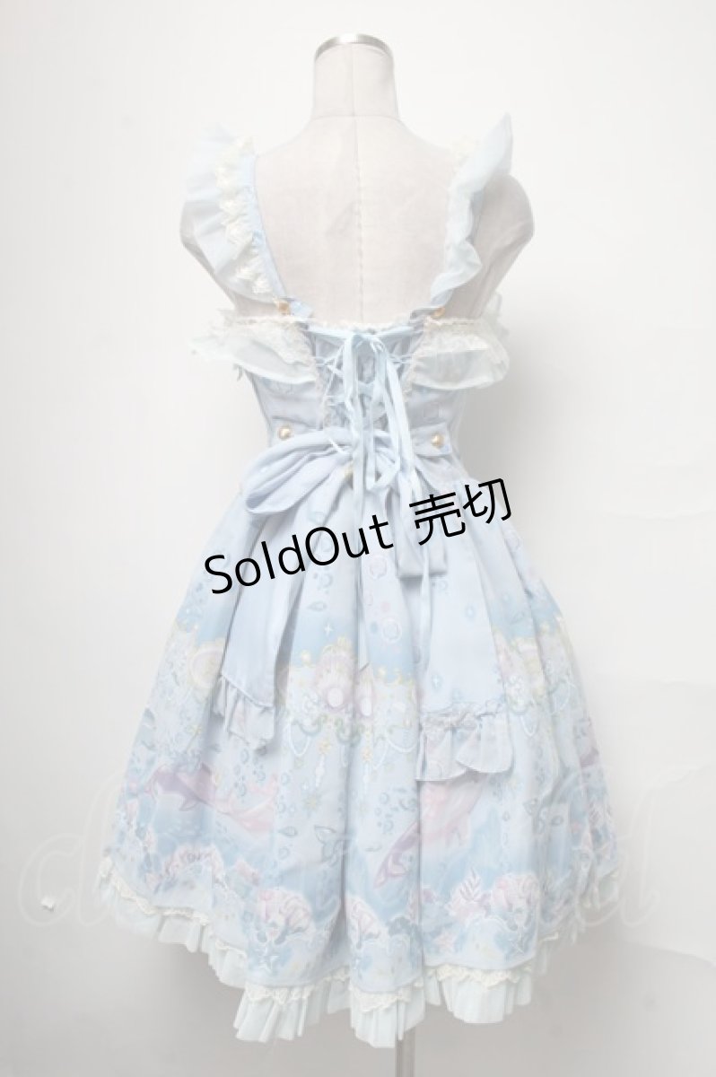 画像2: Angelic Pretty / Aquarium Carnivalペプラムジャンパースカート  サックス S-25-04-03-075-AP-OP-HR-ZS (2)