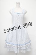 Angelic Pretty / Pure Memoryジャンパースカート  サックス S-25-04-03-076-AP-OP-HR-ZS