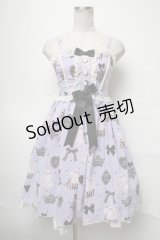 Angelic Pretty / Mademoiselle de Parisジャンパースカート  ラベンダー S-25-04-03-077-AP-OP-HR-ZS