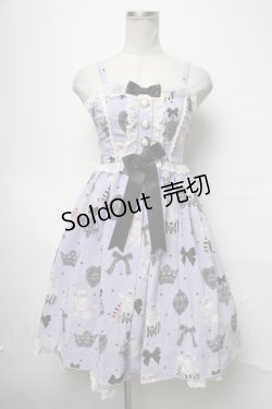 画像1: Angelic Pretty / Mademoiselle de Parisジャンパースカート  ラベンダー S-25-04-03-077-AP-OP-HR-ZS