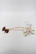 Angelic Pretty / Charlotte's Bearワッペンリボンブローチ  ブラウン S-25-04-03-010-AP-AC-HR-ZS