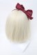 画像2: Angelic Pretty / ななめシフォンカチューシャ  ボルドー S-25-04-03-030-AP-AC-HR-ZS (2)