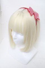 Angelic Pretty / ときめきリボンカチューシャ  赤 S-25-04-03-033-AP-AC-HR-ZS