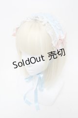 Angelic Pretty / Sugar Sweetヘッドドレス  サックス S-25-04-03-034-AP-AC-HR-ZS