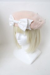 Angelic Pretty / Pearl Ribbonベレー  ピンク S-25-04-03-038-AP-AC-HR-ZS