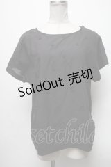PINK HOUSE / コットンスムースカットソー  黒 S-25-04-05-044-LO-TO-HR-ZS