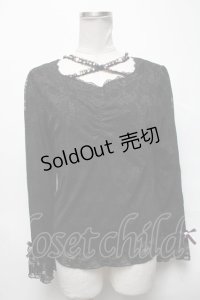 axes femme / バラクロス総レースインナー  黒 S-25-04-05-046-AX-TO-HR-ZS