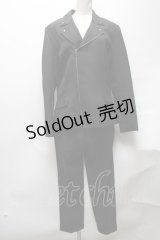 MILKBOY / ライダースジャケットセットアップ  黒 S-25-04-05-050-MB-OP-AS-ZS
