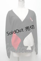 MILKBOY / トランプマークカーディガン  黒 S-25-04-05-055-MB-TO-AS-ZS