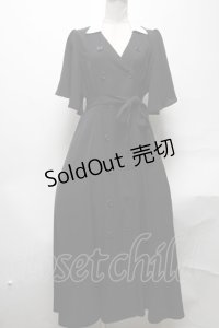 jouetie / シャツワンピース  黒ｘ白 S-25-04-05-057-EL-OP-AS-ZS