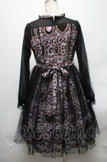 画像2: Angelic Pretty / Girly Leopardワンピース  グレー S-25-04-05-060-AP-OP-AS-ZS (2)