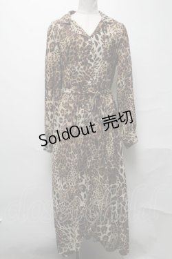 画像1: jouetie / シャツワンピース  レオパード S-25-04-05-067-EL-OP-AS-ZS
