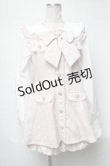 LIZ LISA / リボンツイードセットアップ  ピンク S-25-04-05-069-LO-OP-AS-ZS