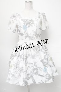 MILK / ロゼリボンドレス  オフ S-25-04-05-072-ML-OP-AS-ZS