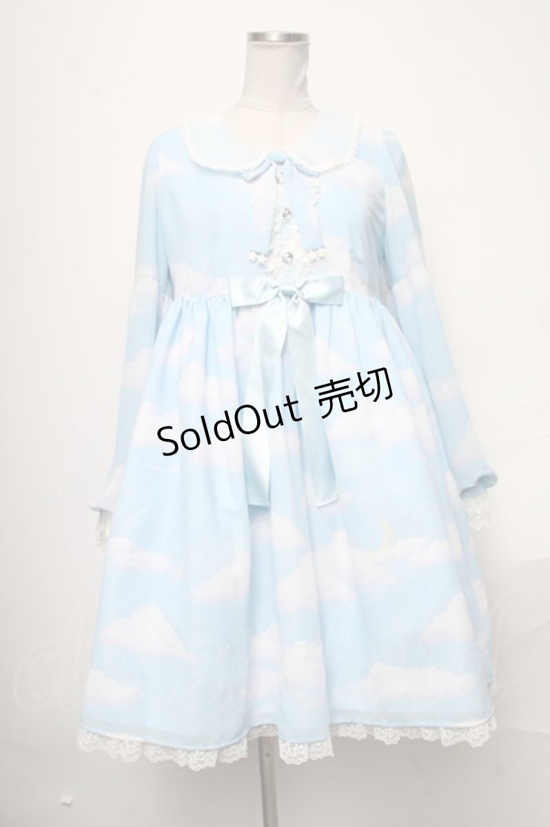 画像1: Angelic Pretty / Misty Skyワンピース  サックス S-25-04-05-073-AP-OP-AS-ZS (1)
