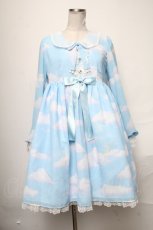 画像1: Angelic Pretty / Misty Skyワンピース  サックス S-25-04-05-073-AP-OP-AS-ZS (1)